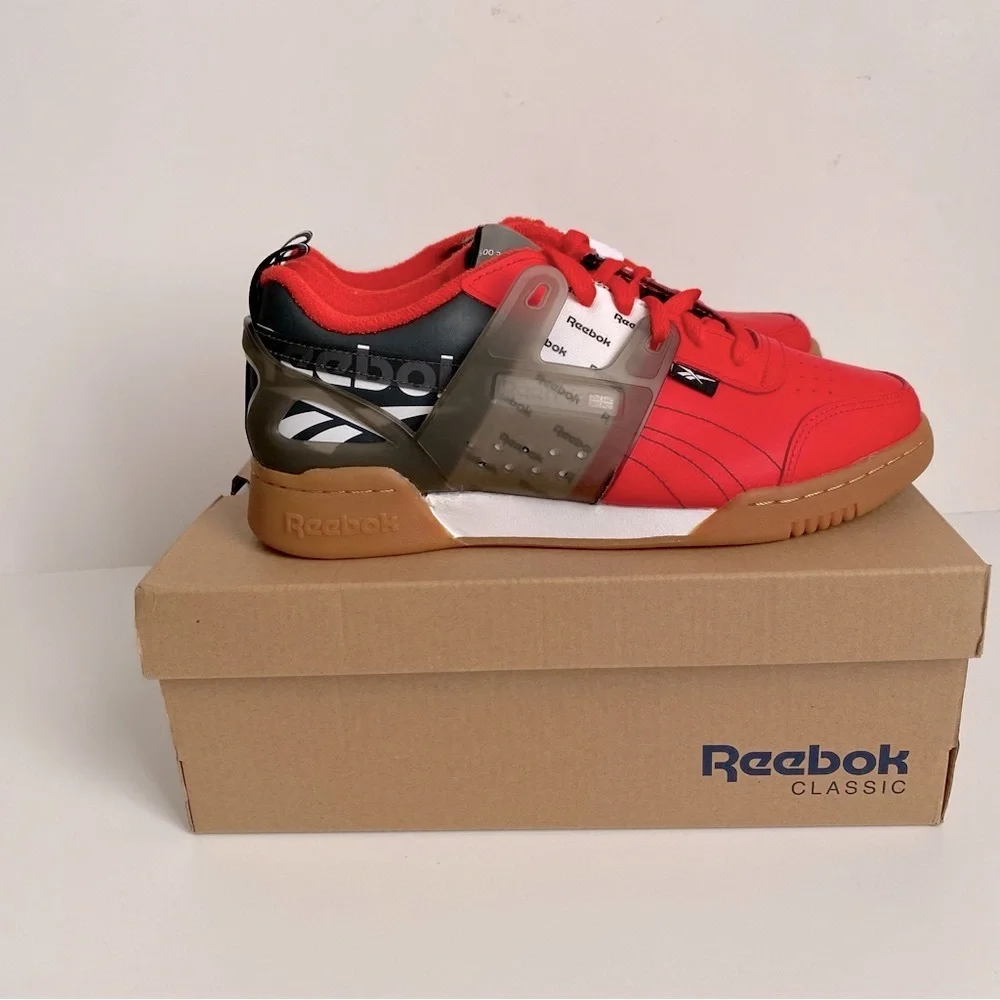 NWOT Reebok Workout‎ Plus ATI Radiant Red Sneakers US Size 7/EUR 39 Unisex